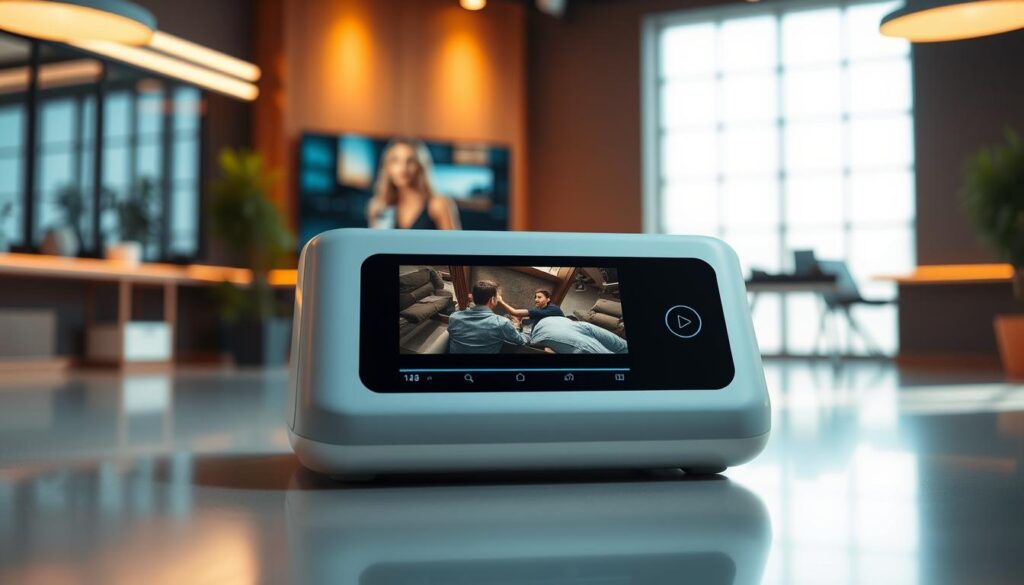A stylish and futuristic AI-powered video creation tool, the Dee Ferdinand A.I Consulting Capcut AI Video Maker is showcased in a well-lit, modern studio setting. The device is prominently displayed, with a sleek, minimalist design and intuitive user interface. The background features a blend of warm and cool tones, creating a professional and inviting atmosphere. The image conveys the power and potential of this innovative tool, perfectly suited for enhancing business video content. A stylish and futuristic AI-powered video creation tool, the Dee Ferdinand A.I Consulting Capcut AI Video Maker is showcased in a well-lit, modern studio setting. The device is prominently displayed, with a sleek, minimalist design and intuitive user interface. The background features a blend of warm and cool tones, creating a professional and inviting atmosphere. The image conveys the power and potential of this innovative tool, perfectly suited for enhancing business video content.