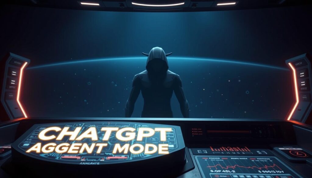 A sleek, futuristic control panel with a prominent 