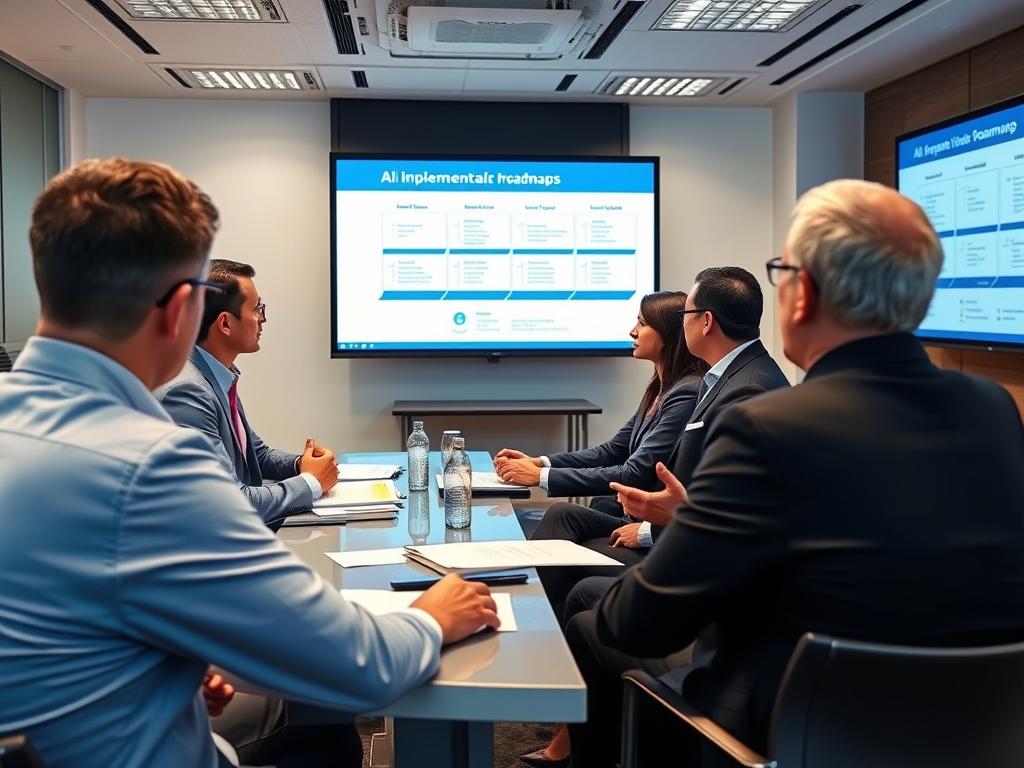 AI for leadership training session