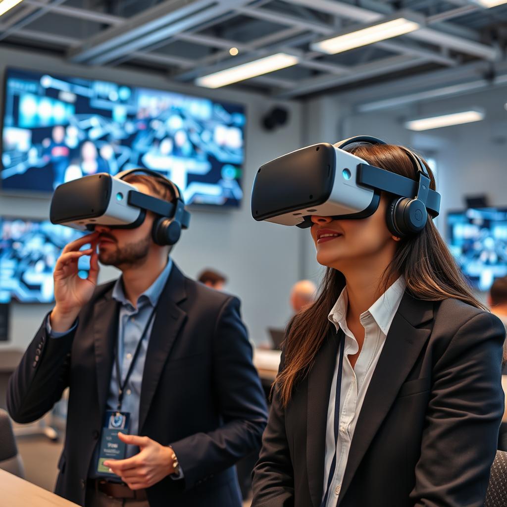 Immersive AI training with VR