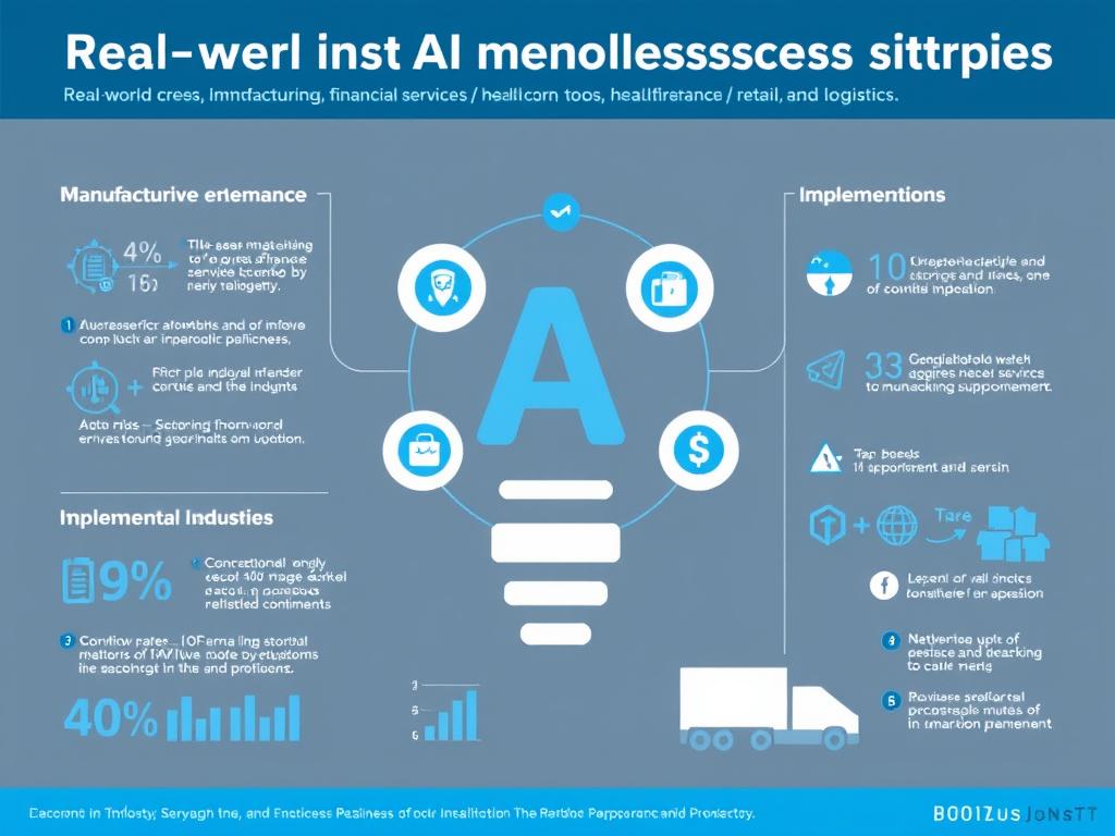 Real-world AI implementation success stories across different industries