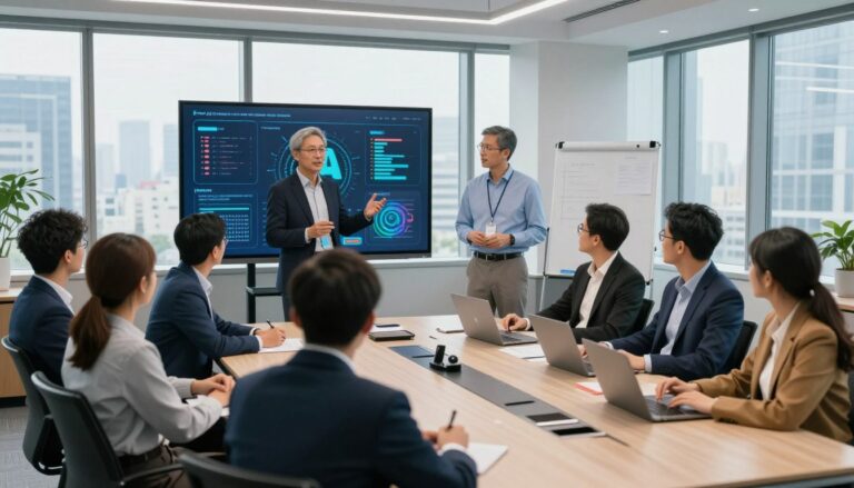 Corporate AI training session for executives and business teams in Indonesia